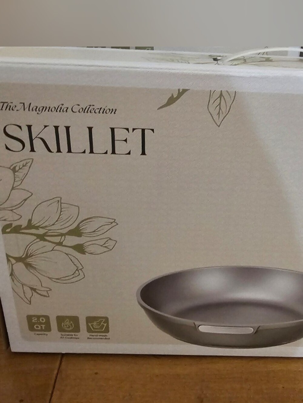 New"Magnolia Collection" 2.0 Quart Skillet SET ON MY PAGE